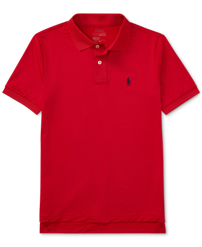 Polo Ralph Lauren Boys' 8-20 Performance Jersey Polo Shirt - Old Glory Red