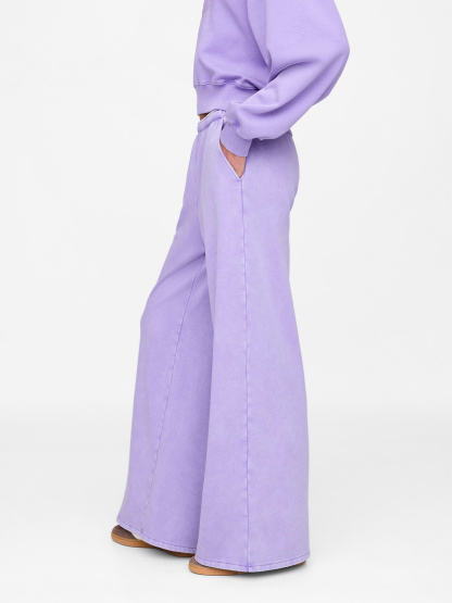 VintageSoft Baggy Sweatpants - Wisteria blossom purple