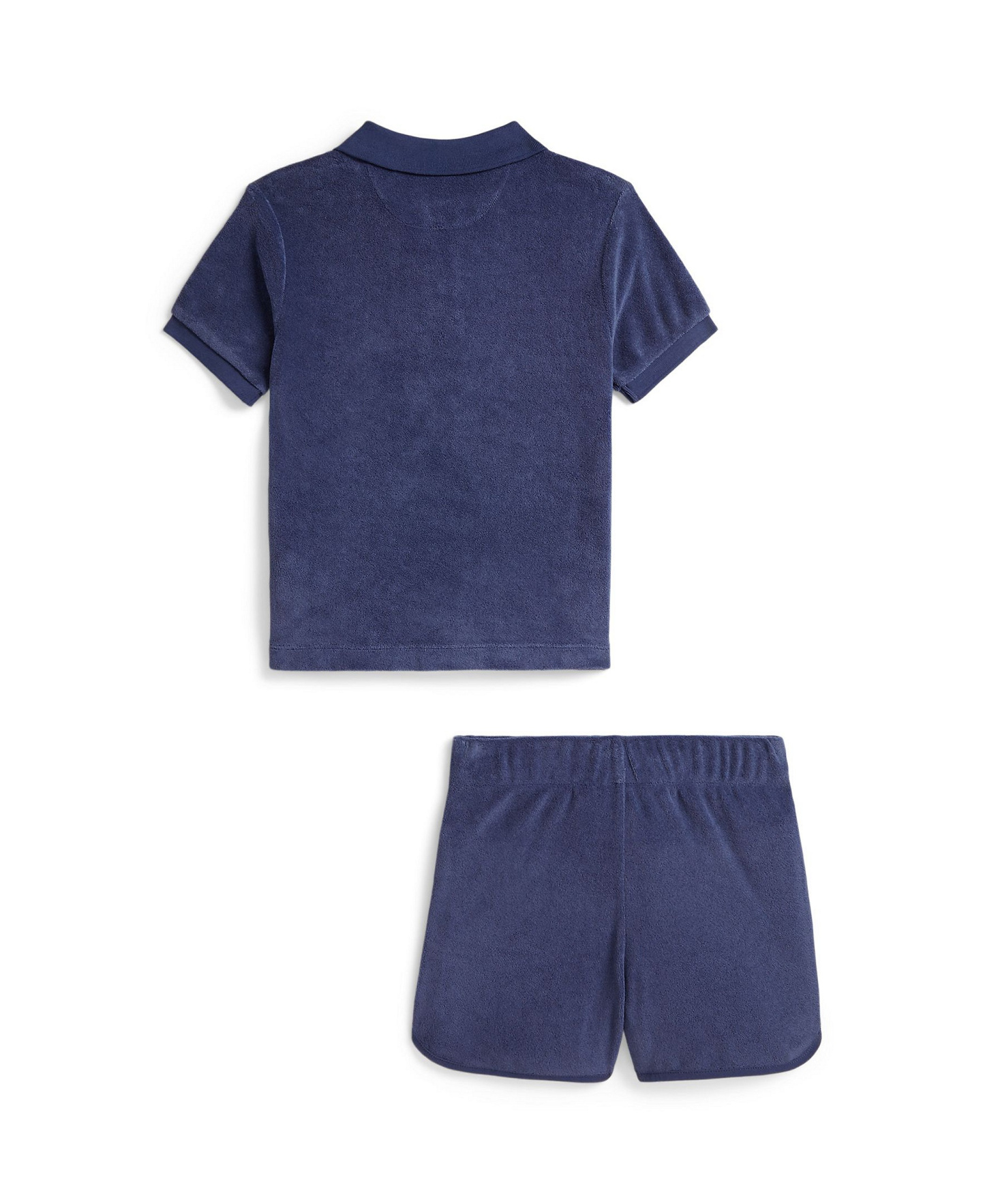 Polo Ralph Lauren Boys' 2-7 Short-Sleeve Terry Polo Shirt & Shorts, 2-Piece Set - Light Navy