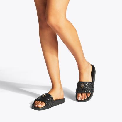 Kurt Geiger London Meena Eagle Slide - Black - view 2