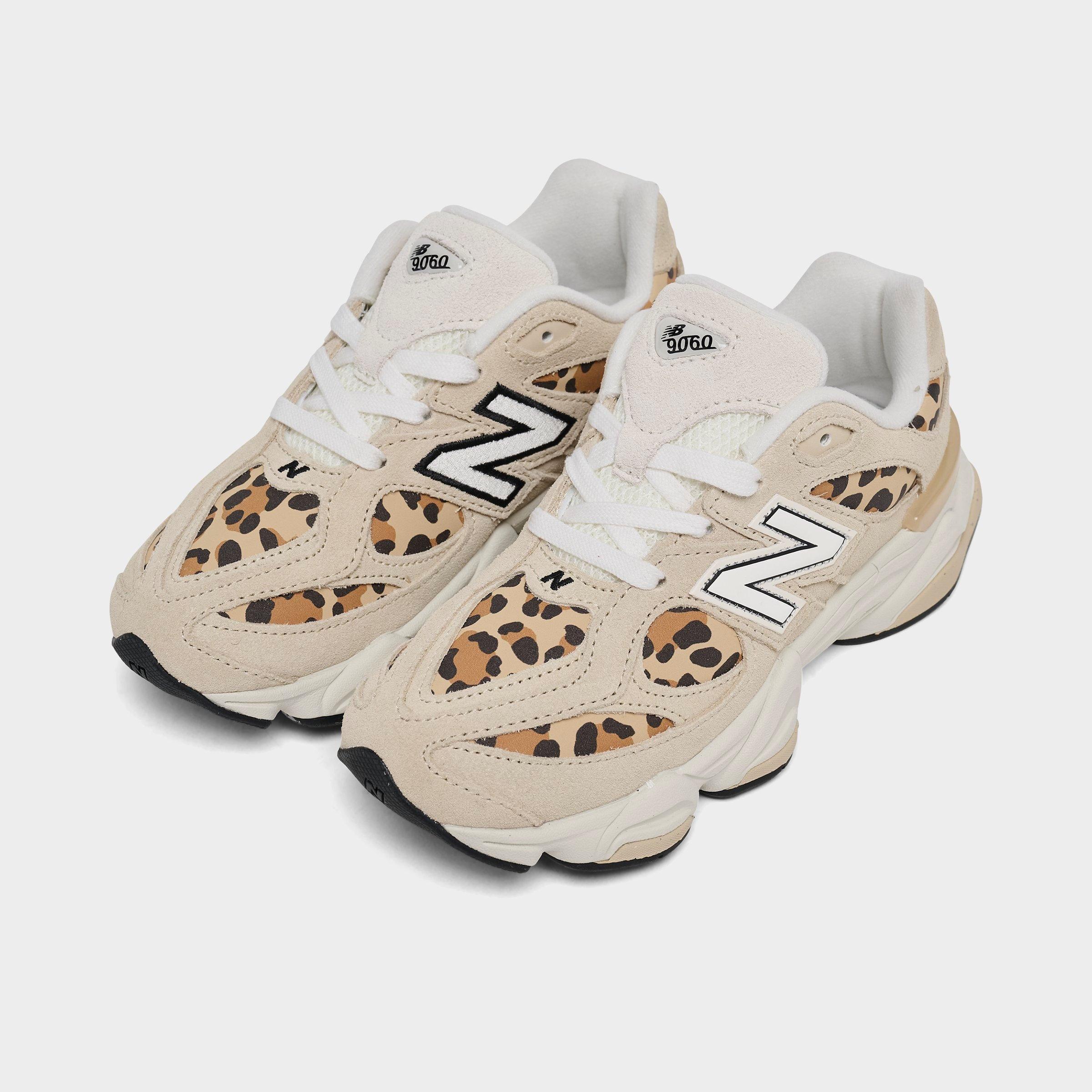 Girls' Little Kids' New Balance 9060 Casual Shoes - Beige Leopard - view 2