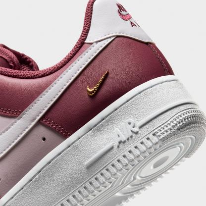 Women's Nithtke Air Force 1 '07 SE Casual Shoes - Pink Smoke/Bleached Lilac/Metallic Gold/White - Detail shot