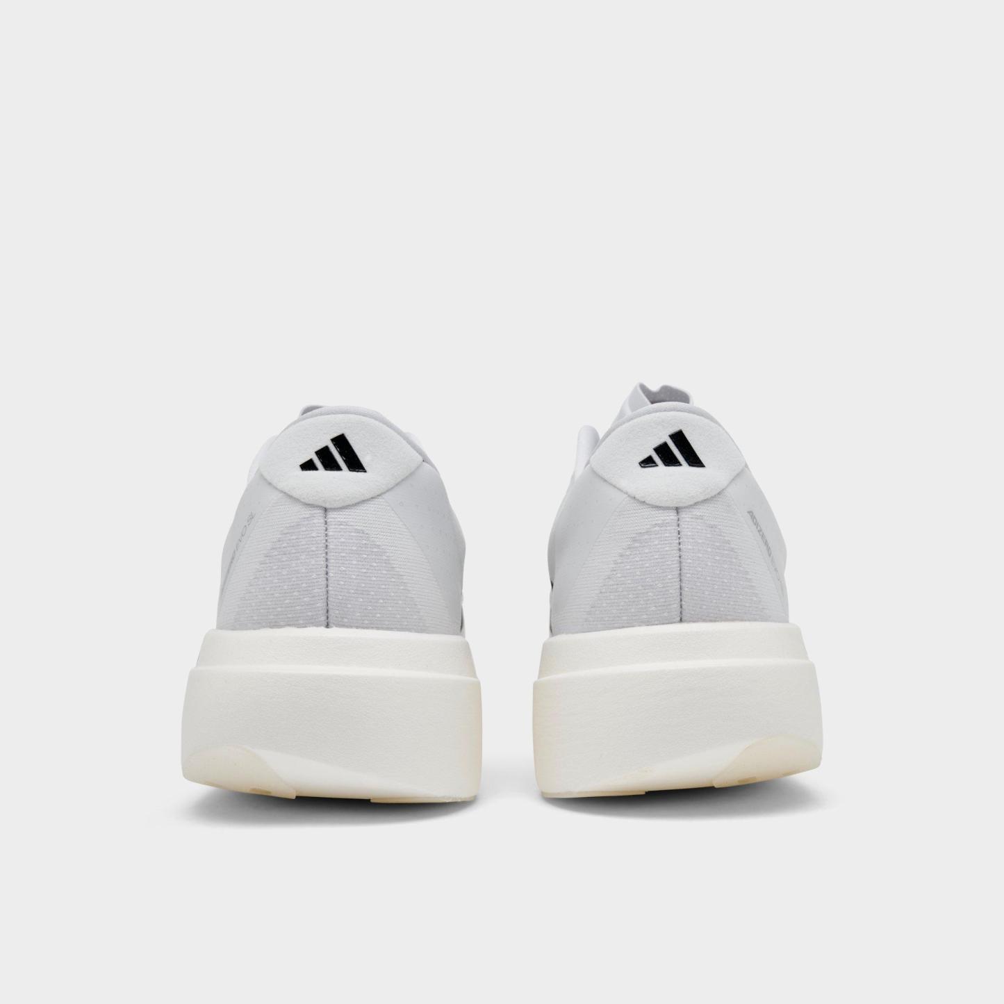 Men's adidas Adizero EVO SL Running Shoes - Part 2 - Cloud White/Core Black/Cloud White - Back view