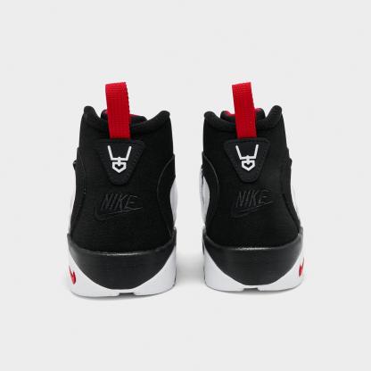 Little Kids' Nithtke Diamond Turf 2 Casual Shoes - Black/Fire Red/Metallic Gold/White - Back view