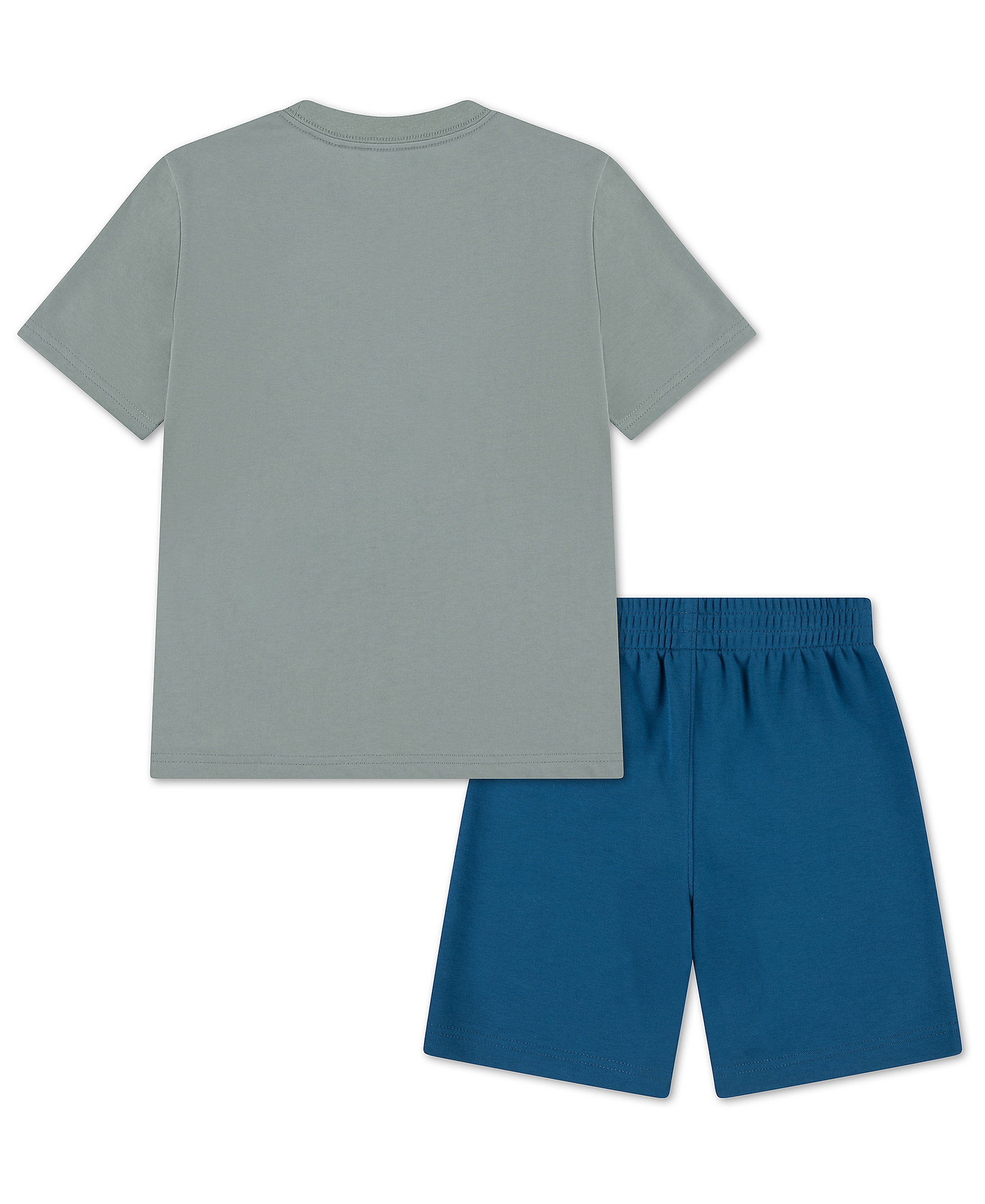 Jordan Boys' 4-7 Jumbo Jumpman T-Shirt and Shorts, 2-Piece Set - Green Abyss