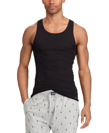 Polo Ralph Lauren Men's 3-Pack Classic-Fit Tank Tops - Andover / Madison / Black
