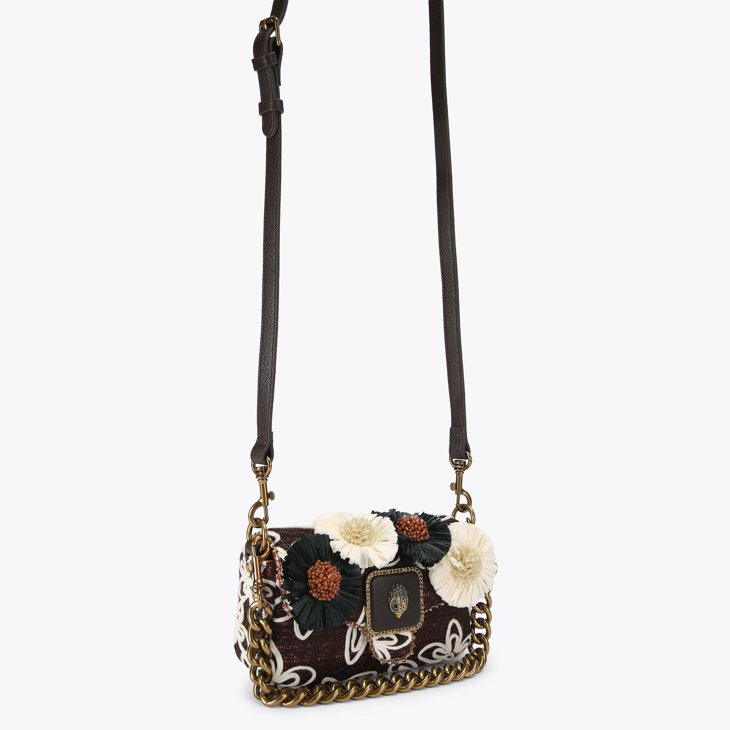 Kurt Geiger London Mini Pimlico Flower Bag - Brown - view 3
