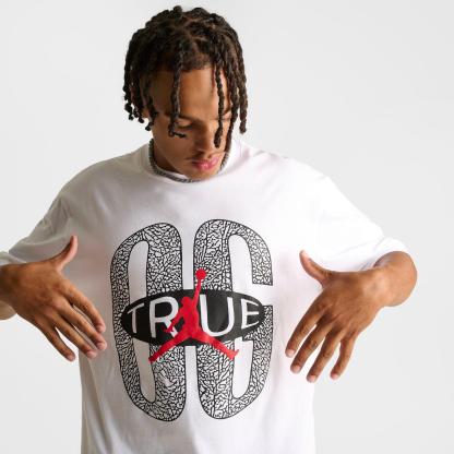 Men's Jordan Brooklyn True OG Graphic T-Shirt - White - view 5