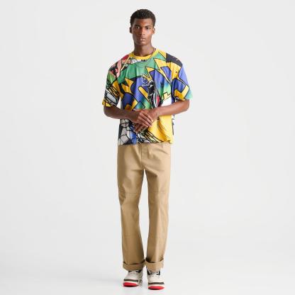 Men's Jordan Essentials Brazil Graphic Boxy T-Shirt - Varsity Maize - view 2