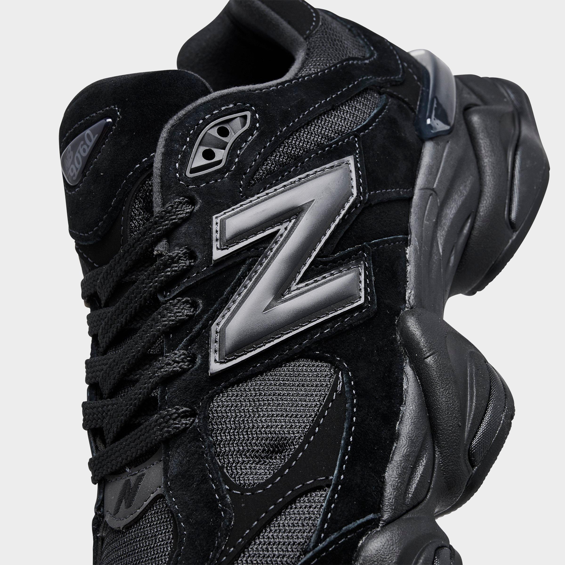 Men's New Balance 9060 Casual Shoes - Black/Black/Black - view 3