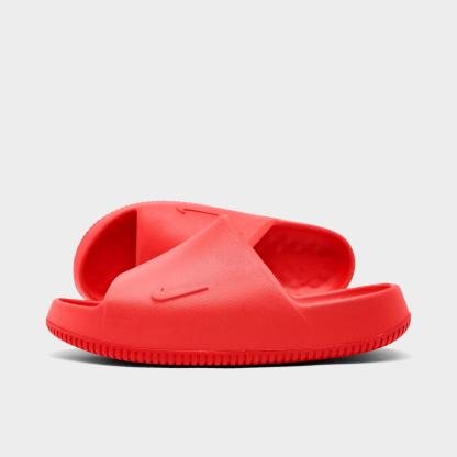 Big Kids' Nithtke Calm 2.0 Slide Sandals - Light Crimson/Light Crimson - Left shoe facing left. Outside of the shoe.