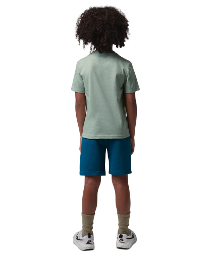 Jordan Boys' 4-7 Jumbo Jumpman T-Shirt and Shorts, 2-Piece Set - Green Abyss
