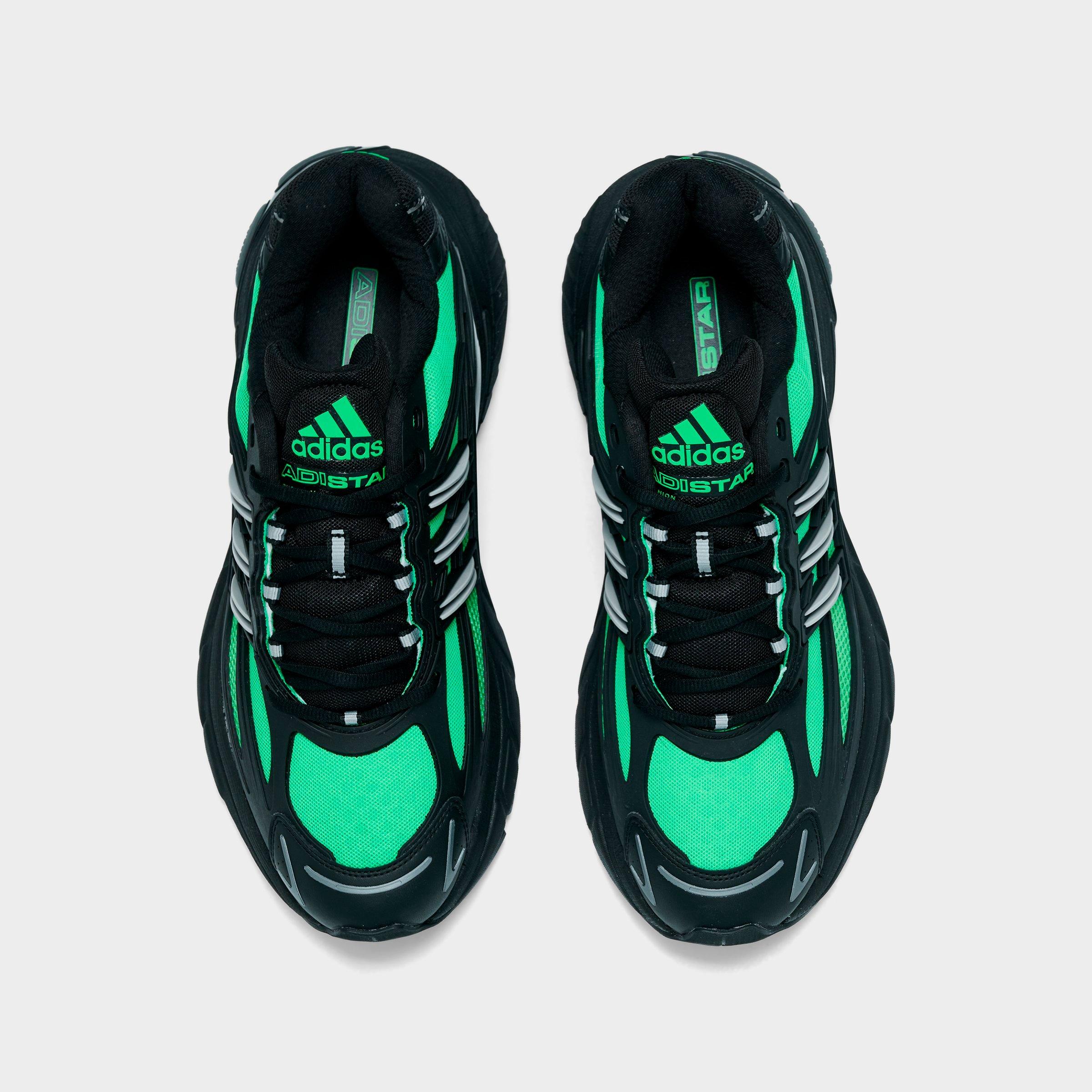 Men's adidas Adistar XLG 2.0 Casual Shoes - Part 2 - Semi Screaming Green/Black/Iron Metallic - Top view