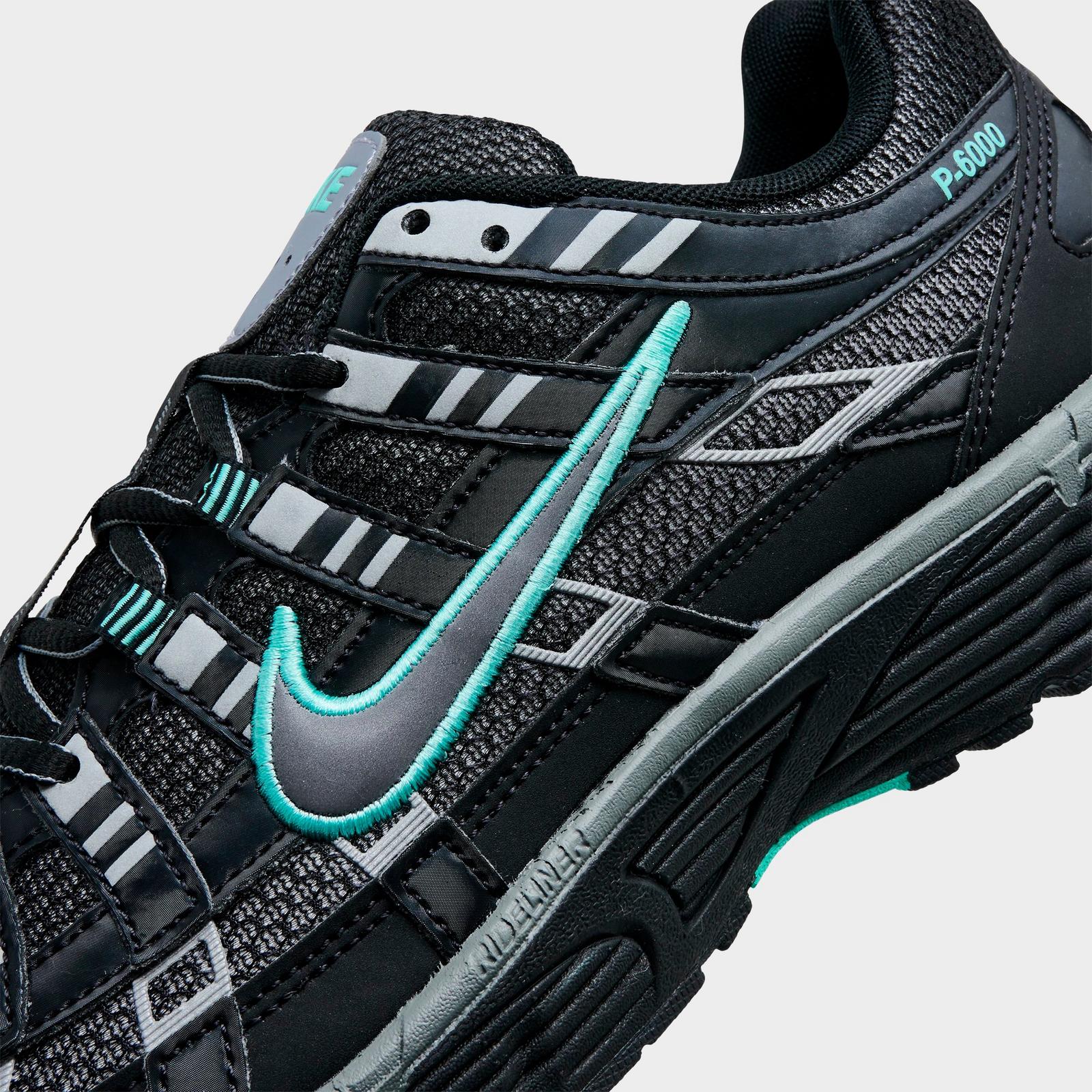 Men's Nike P-6000 Casual Shoes - Black/Hyper Turquoise/Cool Grey/Metallic Cool Grey (IR1477-010)
