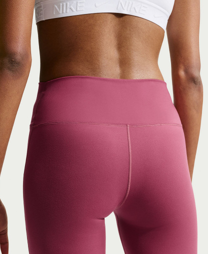 Nike Women's High-Waisted Flared Leggings - Pink Smoke/White