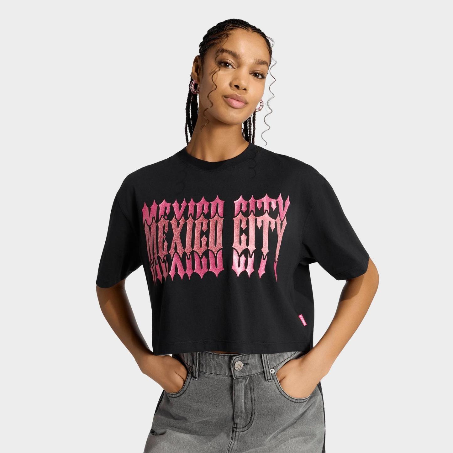 Women's adidas Originals World Cup 26™ Host City Mexico City T-Shirt - Black - view 4