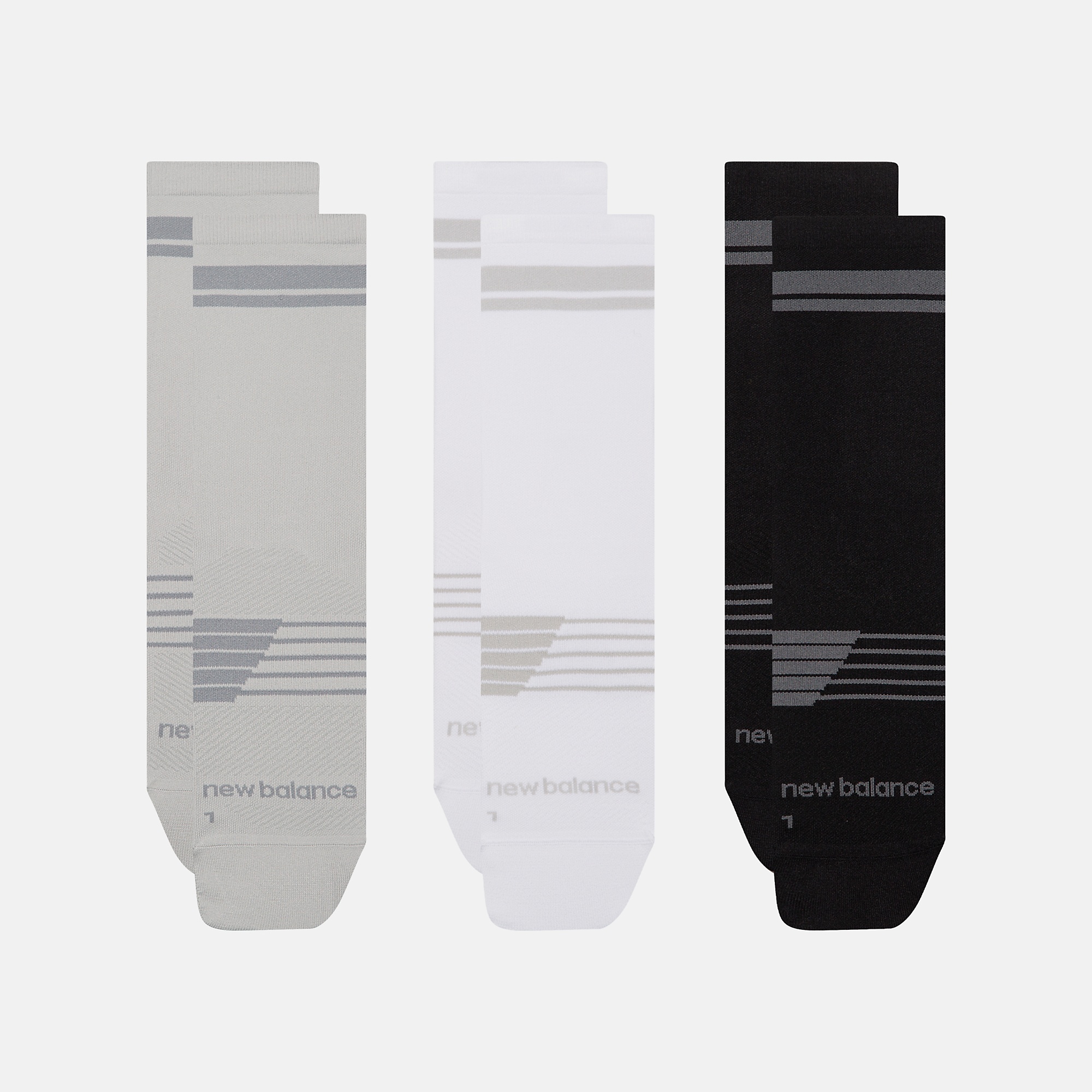 New Balance Pro Run Crew Socks 3 Pack, LAS35102AS1