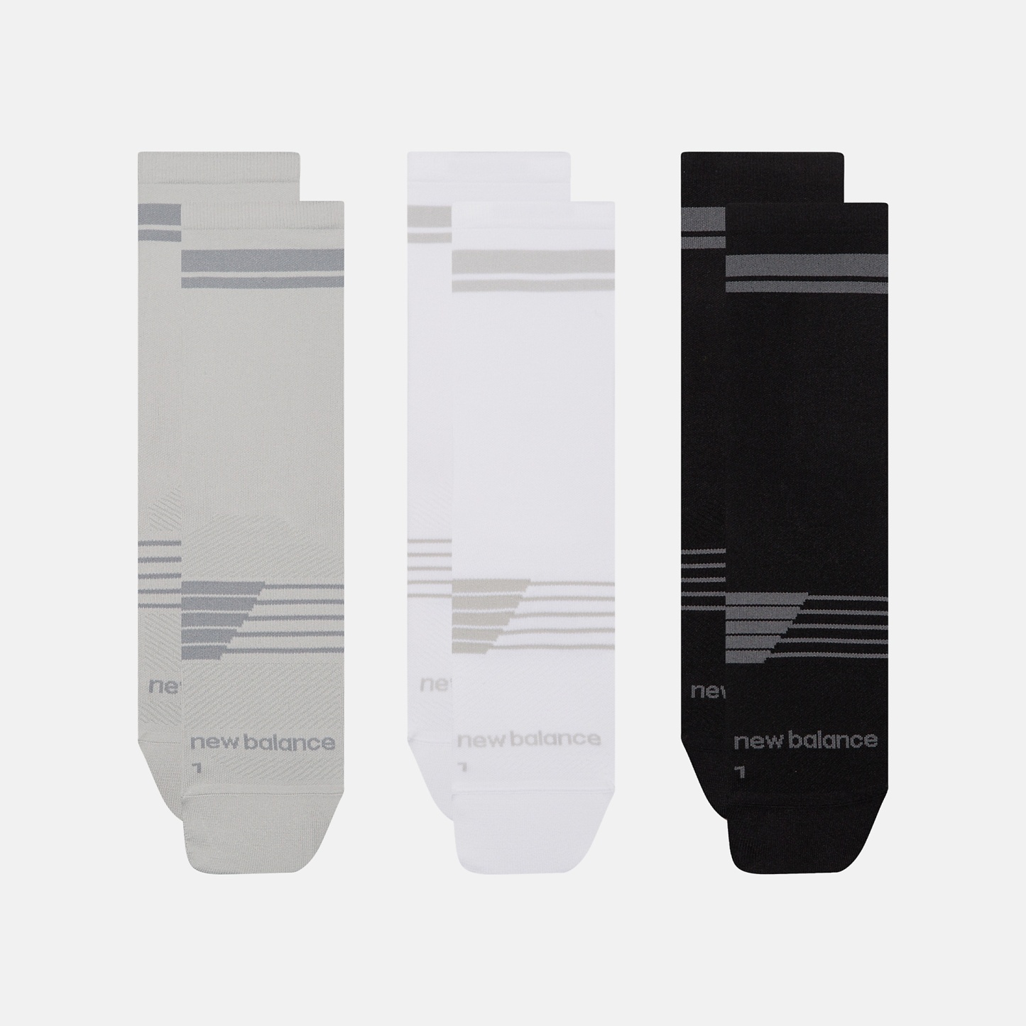 New Balance Pro Run Crew Socks 3 Pack, LAS35102AS1