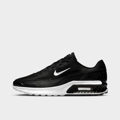 Men's Nithtke Air Max Bia Casual Shoes - Black/White - Left shoe facing left. Outside of the shoe.