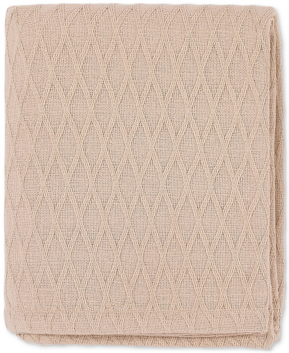 Lauren Ralph Lauren Classic Cotton Blanket, Twin - Taupe