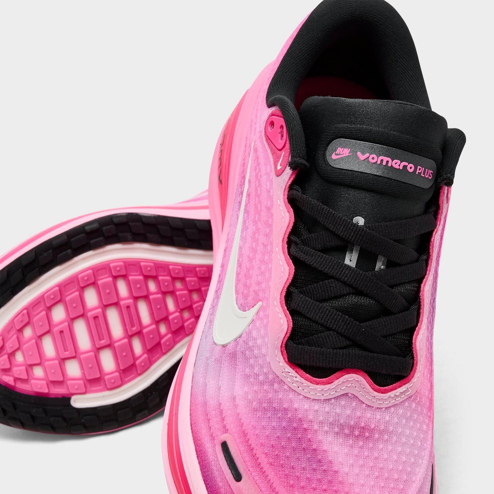 Women's Nike Vomero Plus Running Shoes - Pearl Pink/Pink Glow/Hyper Pink/Summit White
