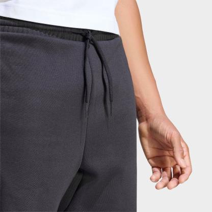 Men's adidas Essentials 3-Stripes Fleece Shorts - Black/Black
