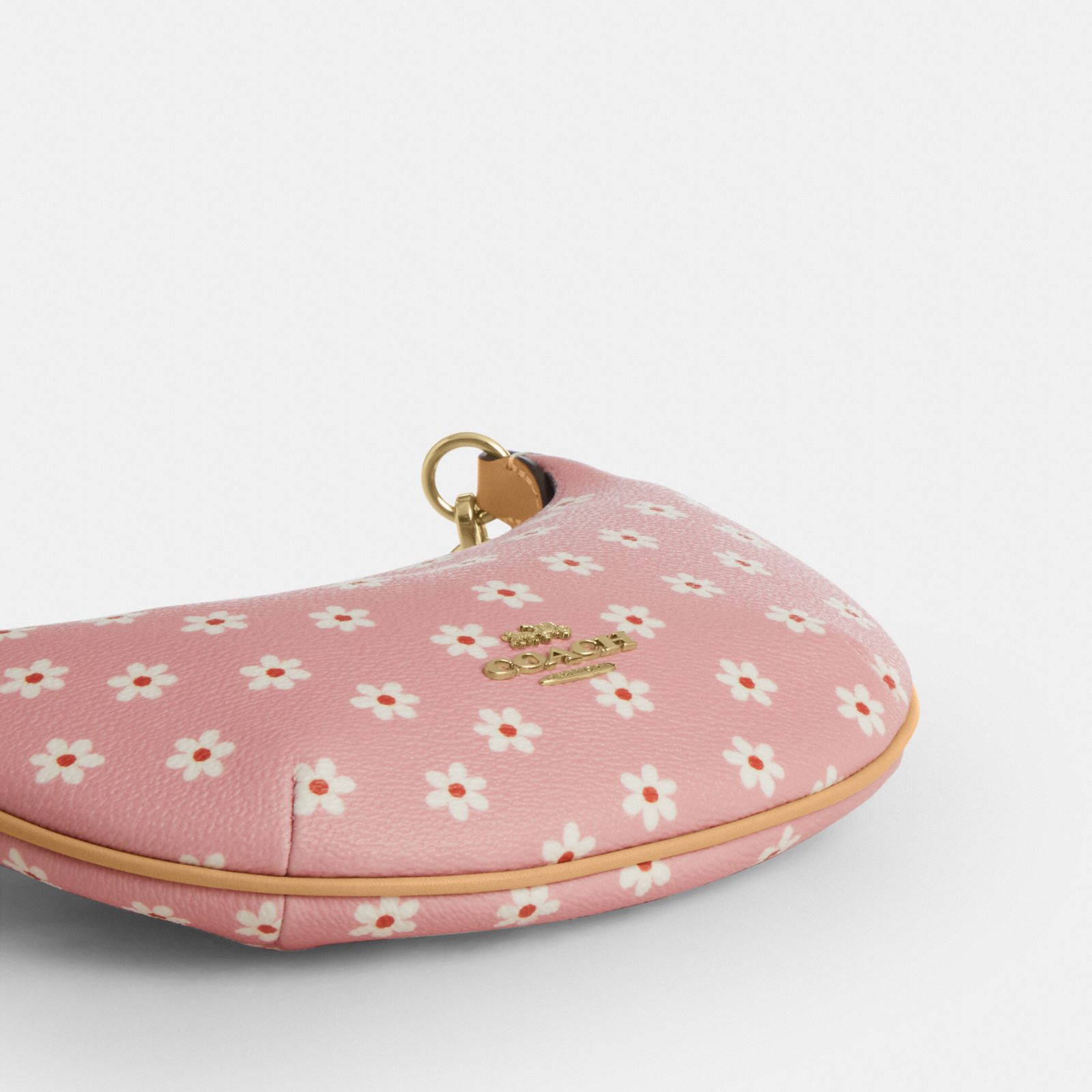 Mini Payton Bag With Floral Print - Gold/Pink Multi - view 7