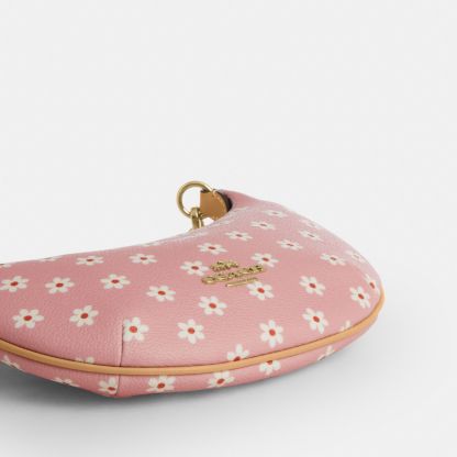 Mini Payton Bag With Floral Print - Gold/Pink Multi - view 7