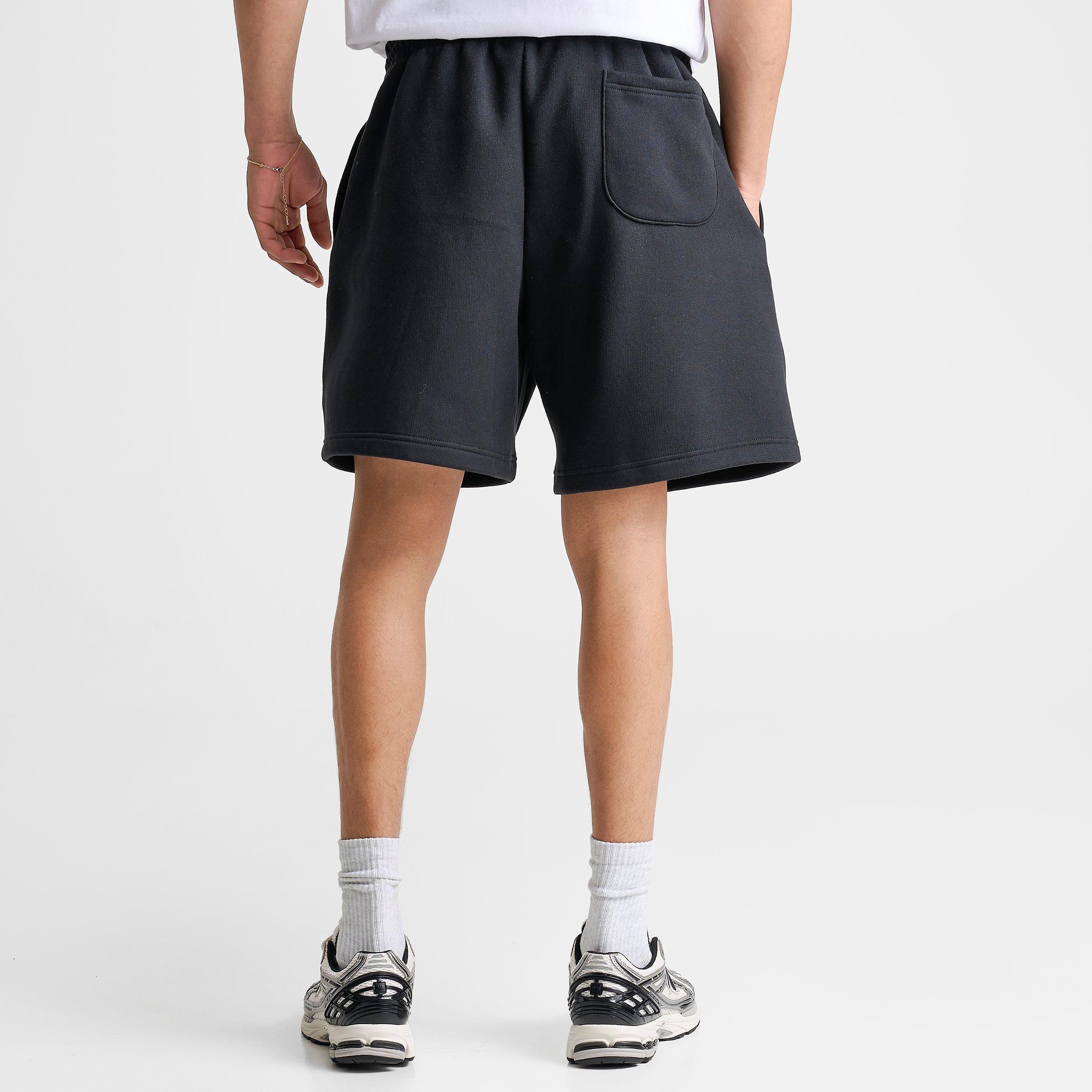 Men's New Balance Fleece Shorts - Black - view 4