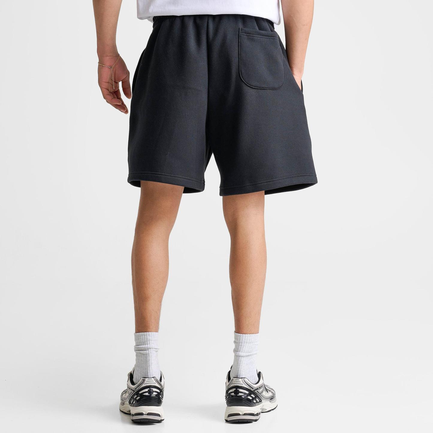 Men's New Balance Fleece Shorts - Black - view 4