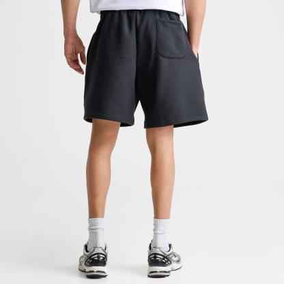 Men's New Balance Fleece Shorts - Black - view 4