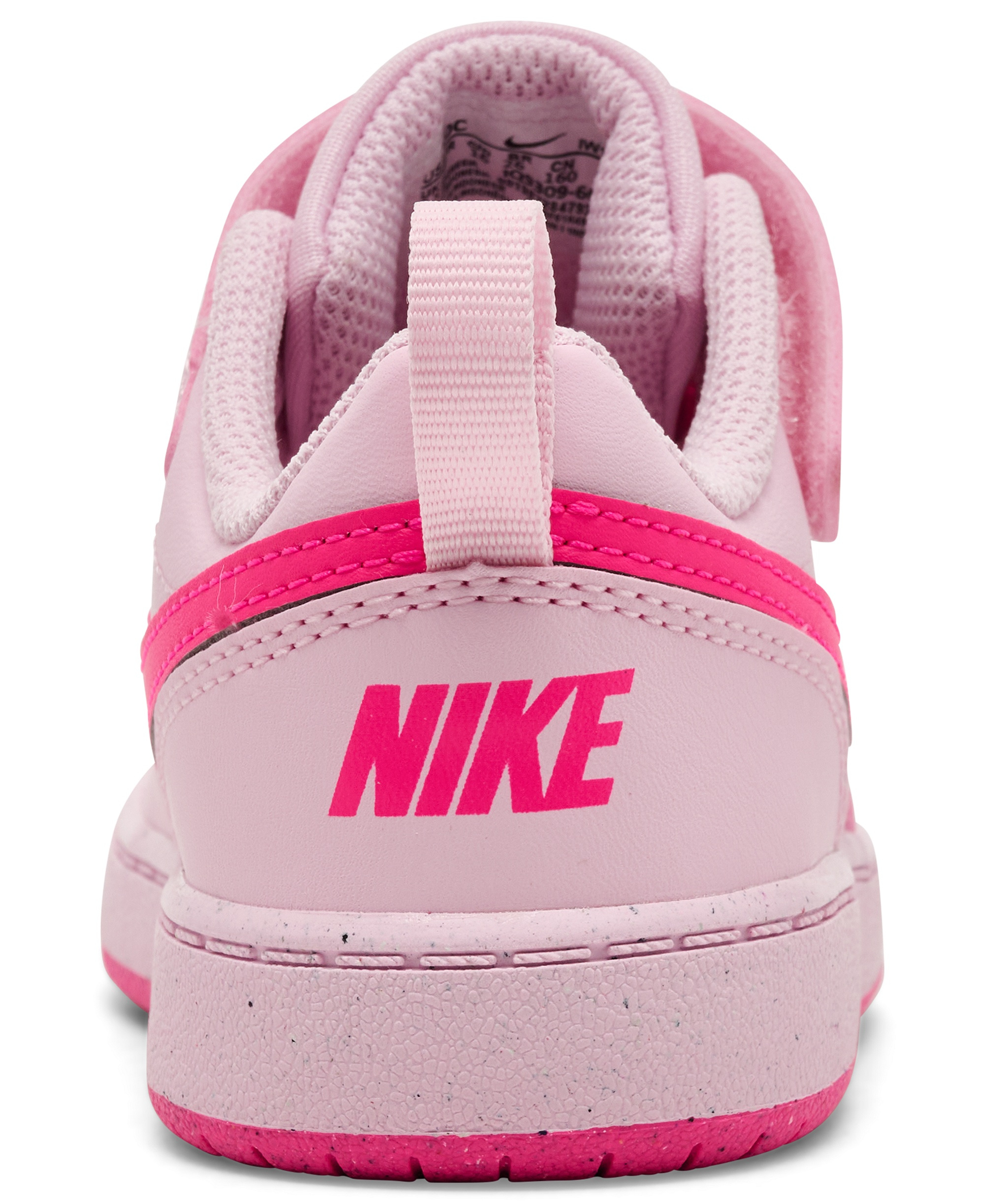 Nike Infant-Toddler Kids Court Borough Low Recraft Fastening Strap Casual Sneakers from Finish Line - Pink