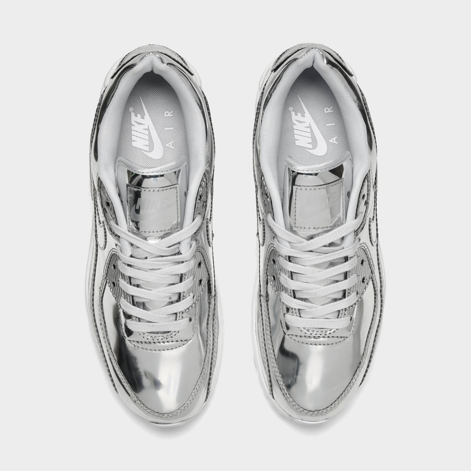 Women's Nike Air Max 90 SP Casual Shoes - Chrome/Pure Platinum/White