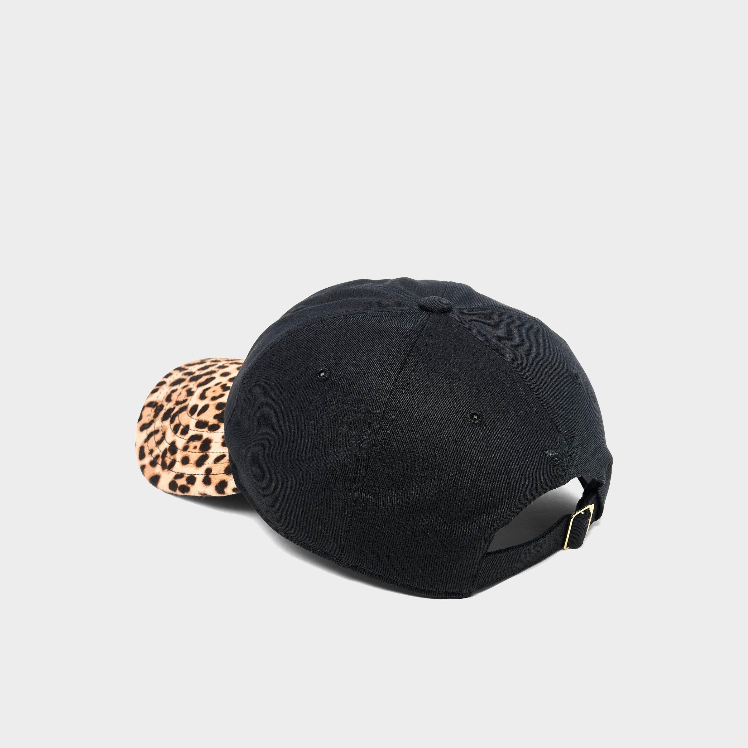 Women's adidas Originals Relaxed Cheetah Print Strapback Hat - Black/Cheetah