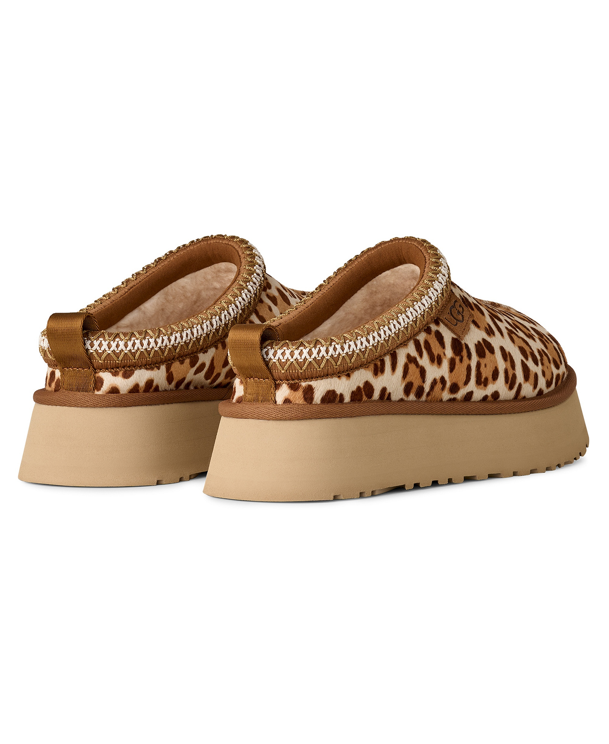 UGG® Women's Tazz Plains Slip-On Slippers - Felicity Leopard Jasmine