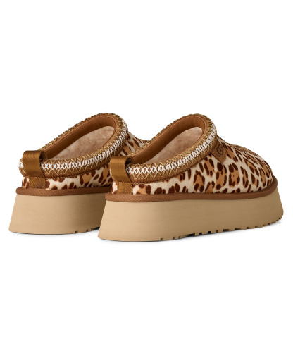 UGG® Women's Tazz Plains Slip-On Slippers - Felicity Leopard Jasmine