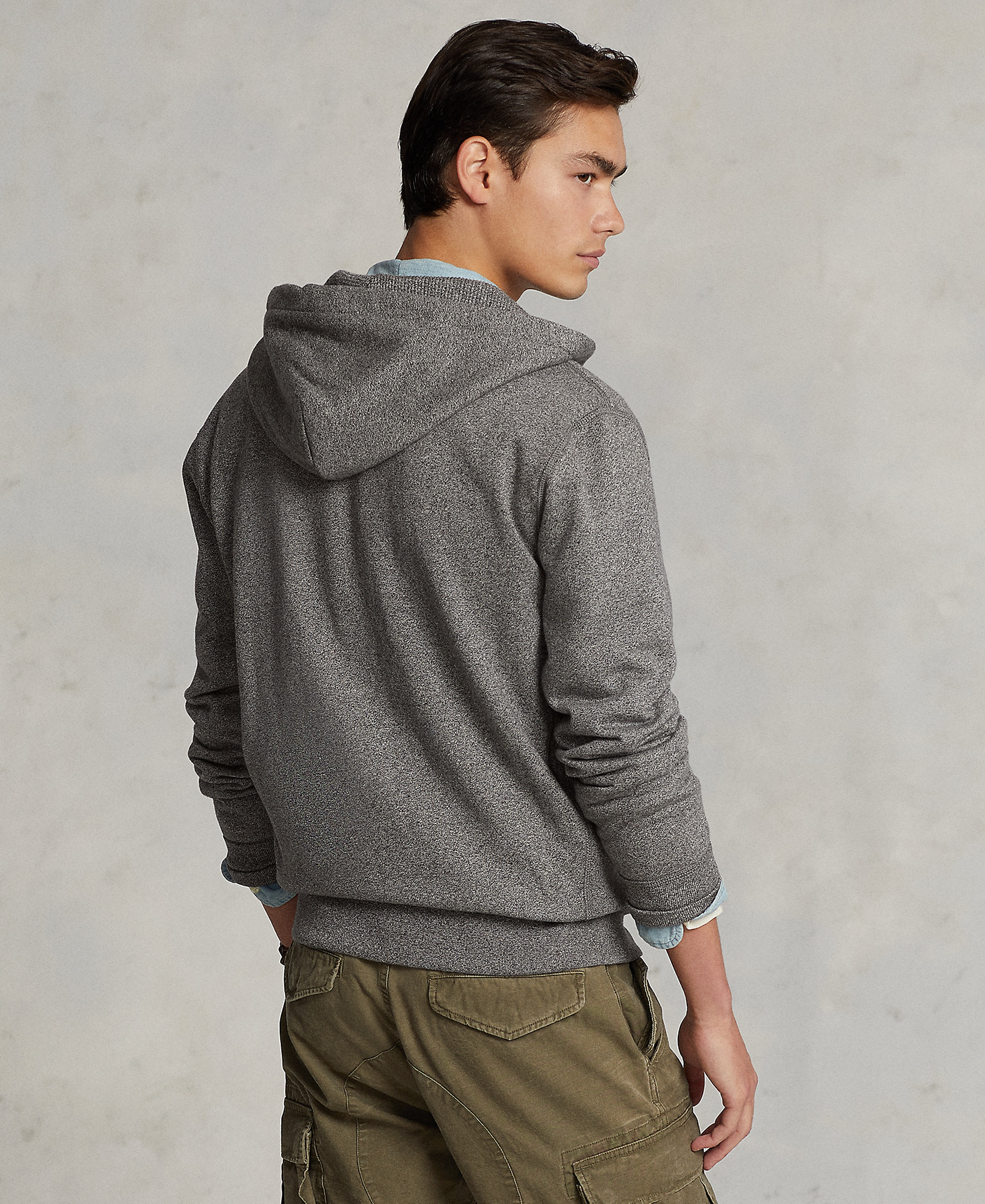 Polo Ralph Lauren Men's Signature Fleece Hoodie - Ash Grey Heather