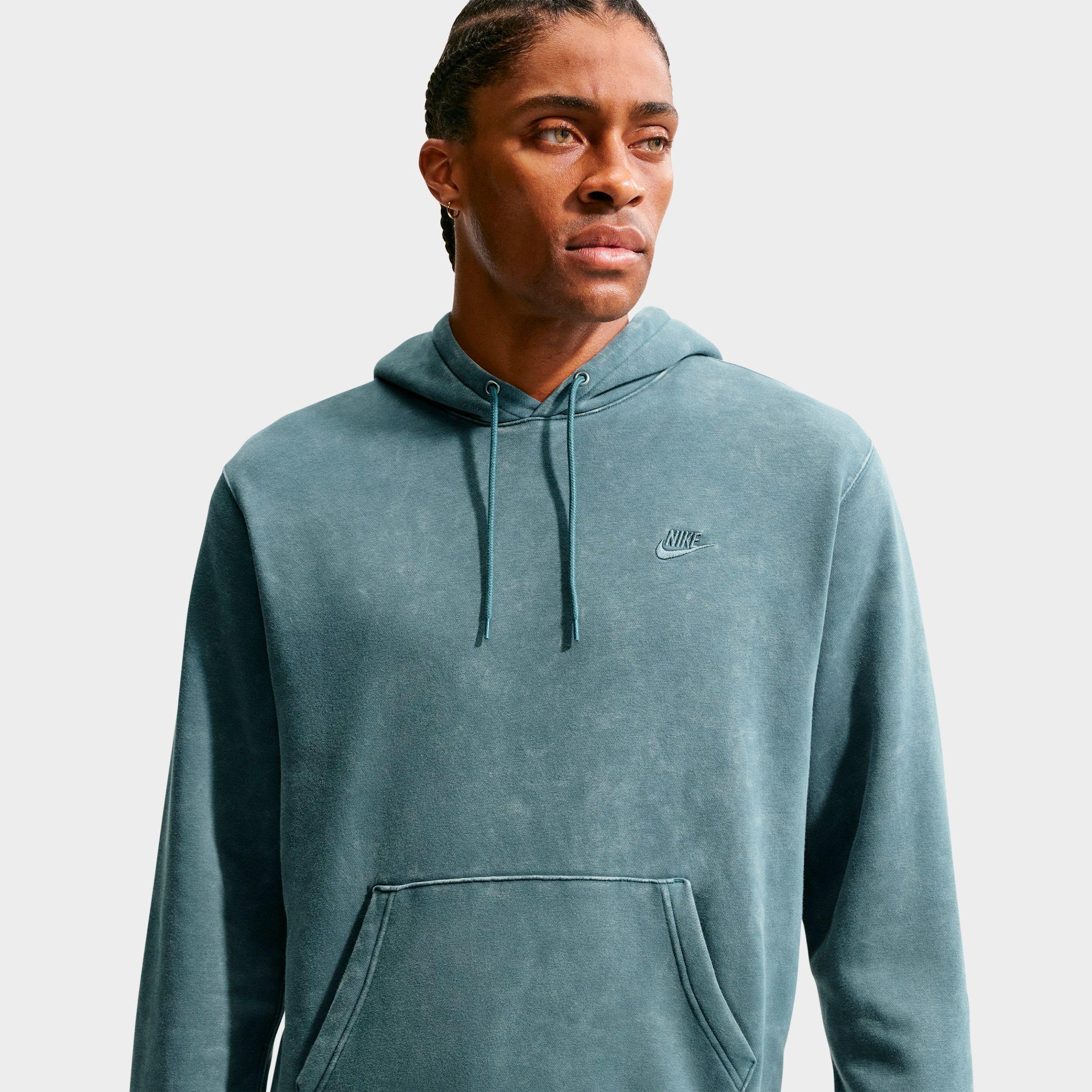 Men's Nithtke Sportswear Club Washed Fleece Hoodie - Mineral Slate/Mineral Slate