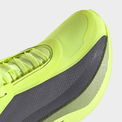 Men's adidas Hyperboost Edge Running Shoes - Part 1 - Hi-Res Yellow/Iron Metallic/Grey - Detail shot