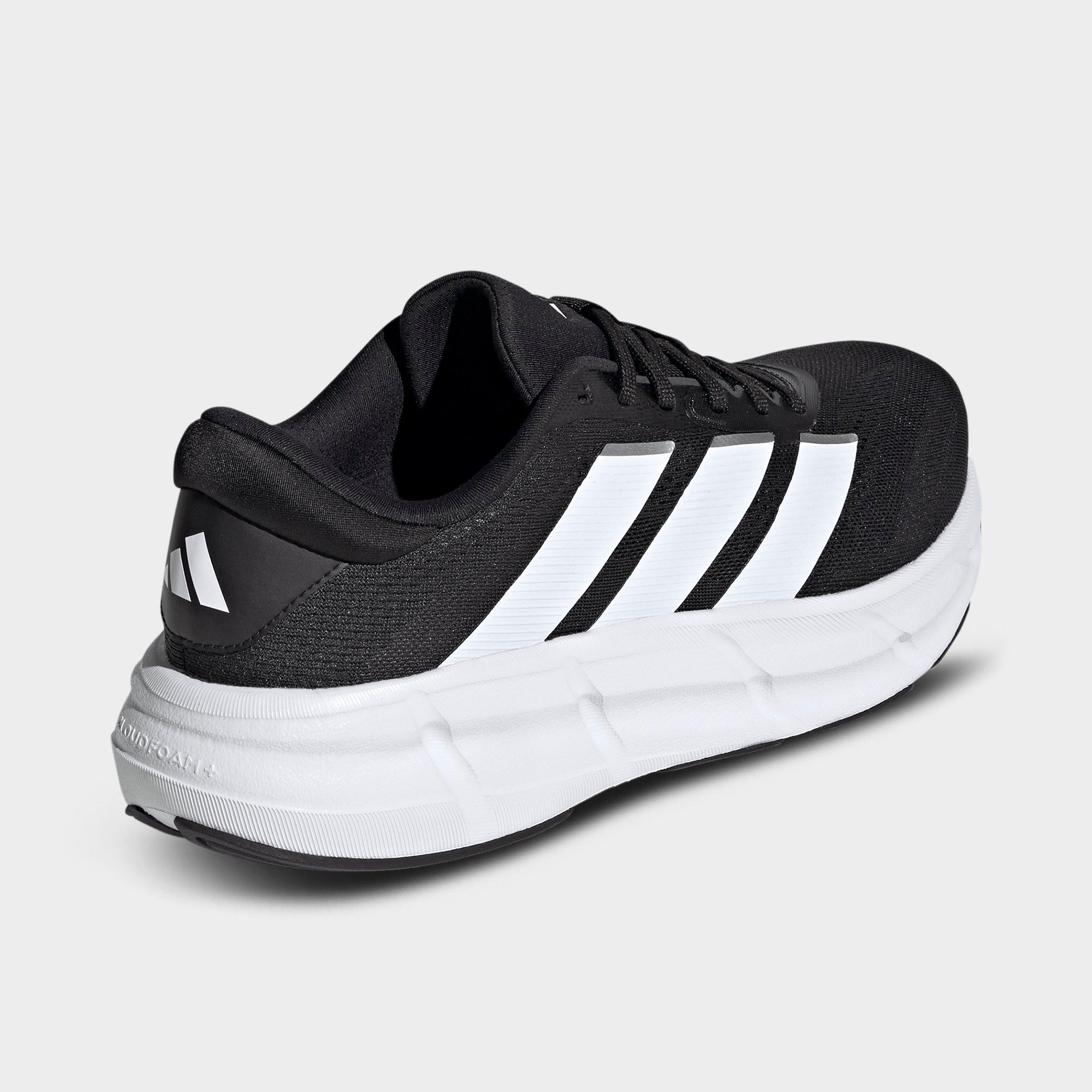 Men's adidas Questar 4 Running Shoes - Core Black/Cloud White/Grey - Back view
