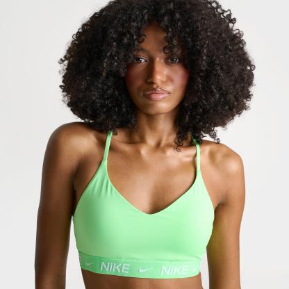 Women's Nithtke Dri-FIT Indy Light Support Padded Adjustable Sports Bra - Illusion Green