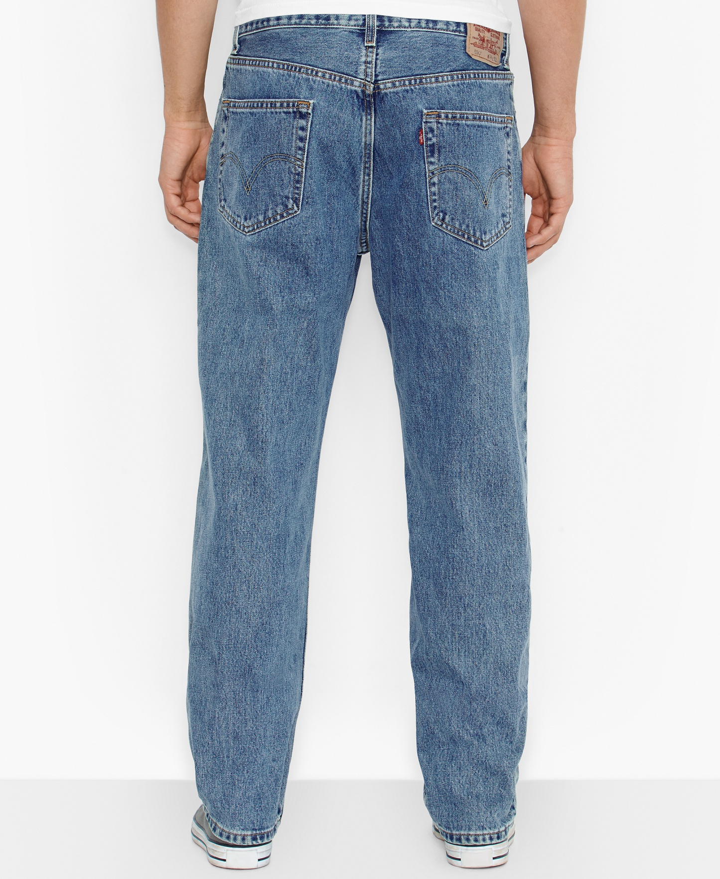 Levi's Men’s 550 Relaxed Fit Jeans - Medium Stonewash