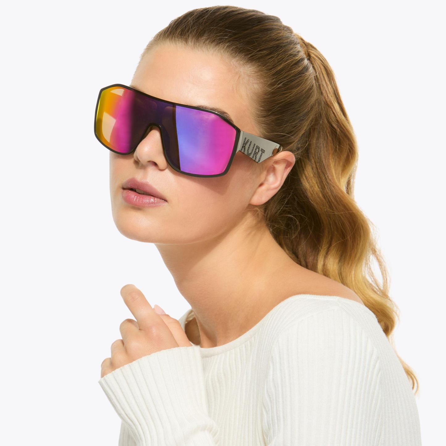 Kurt Geiger London Kurt Oversized Visor Sunglasses - Multi Colored - view 2