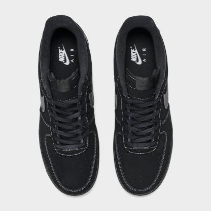 Men's Nithtke Air Force 1 '07 LV8 Casual Shoes - Part 2 - Wolf Grey/Black - Top view