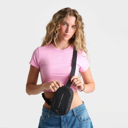 Nithtke Commute Tech Crossbody Bag (1L) - Black/Black/Reflective Silver