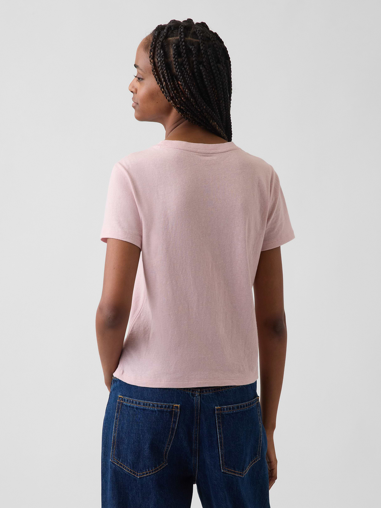 100% Cotton Authentic Shrunken T-Shirt - Primitive pink