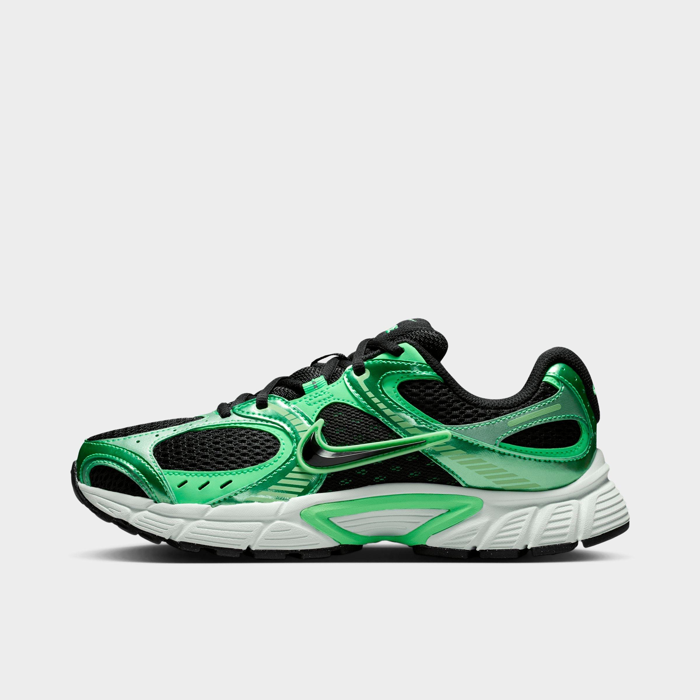 Women's Nithtke V5 RNR Casual Shoes - Part 1 - Black/Illusion Green/Cucumber Calm/Black - Left shoe facing left. Outside of the shoe.