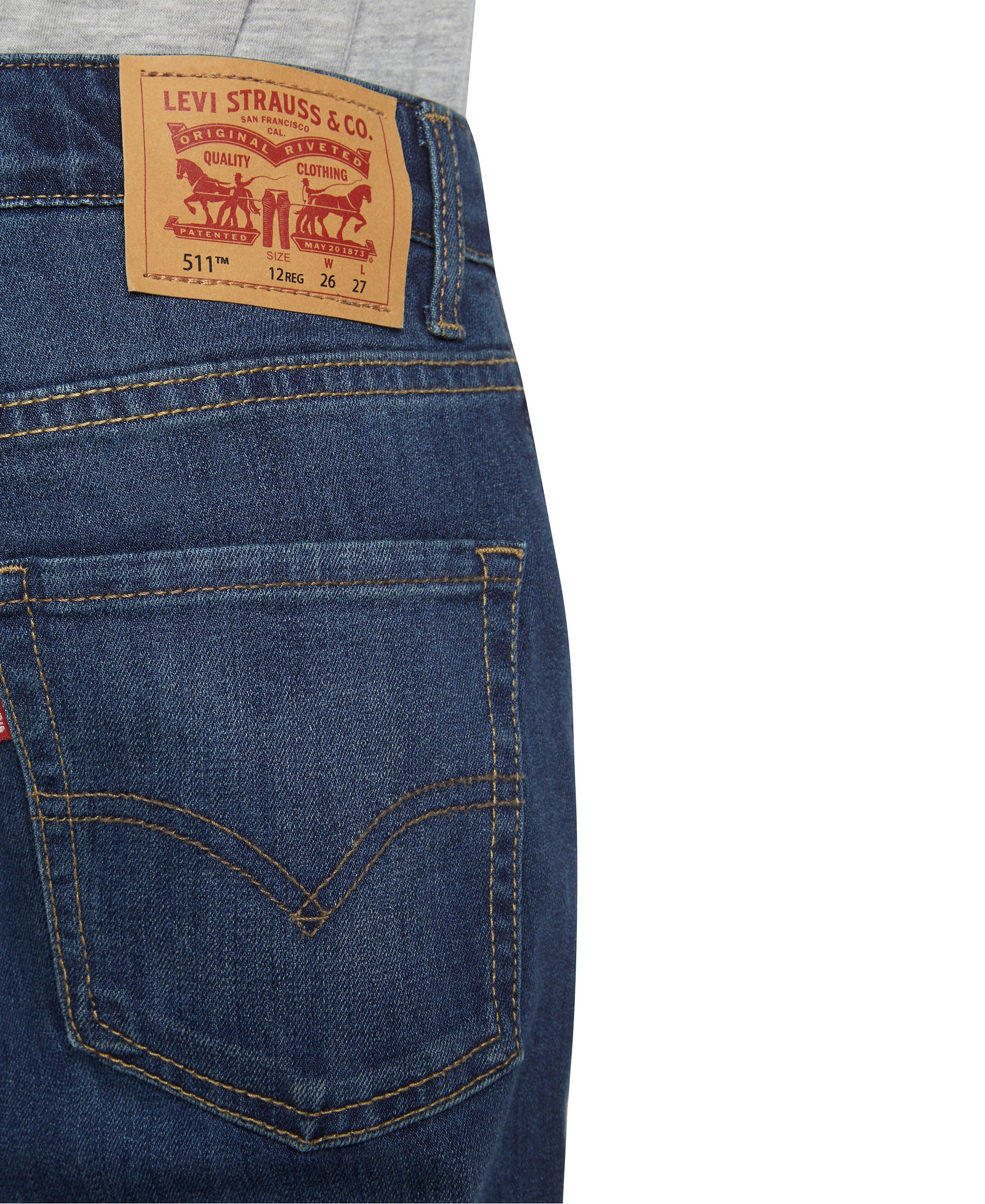 Levi's Boys' 8-20 511™ Slim-Fit Stretch Performance Jeans - Evans Blue