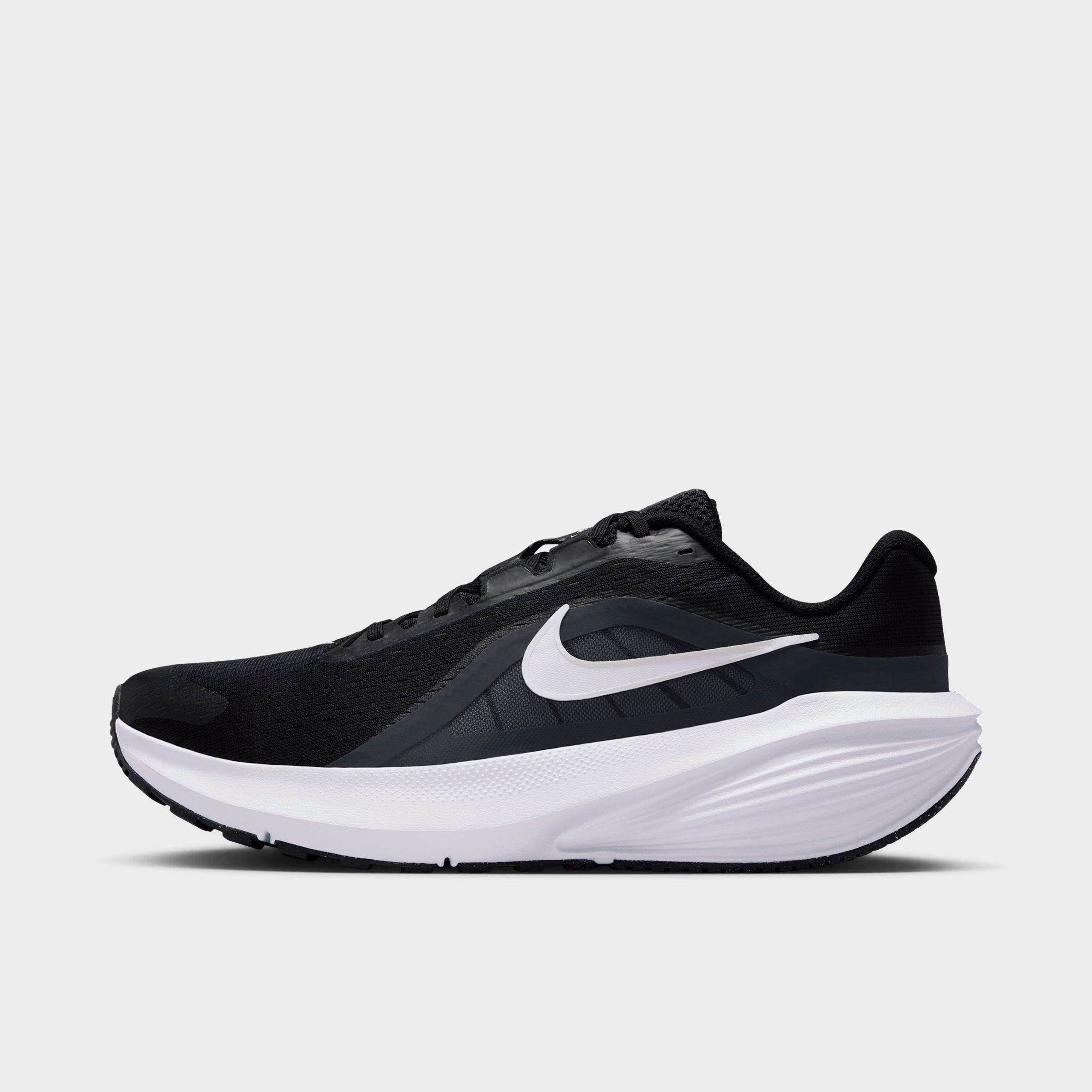 Men's Nithtke Downshifter 14 Running Shoes - Black/Anthracite/Wolf Grey/White - Left shoe facing left. Outside of the shoe.