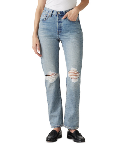 Levi's Women's 501 Original-Fit Straight-Leg Jeans - Plan To Stay
